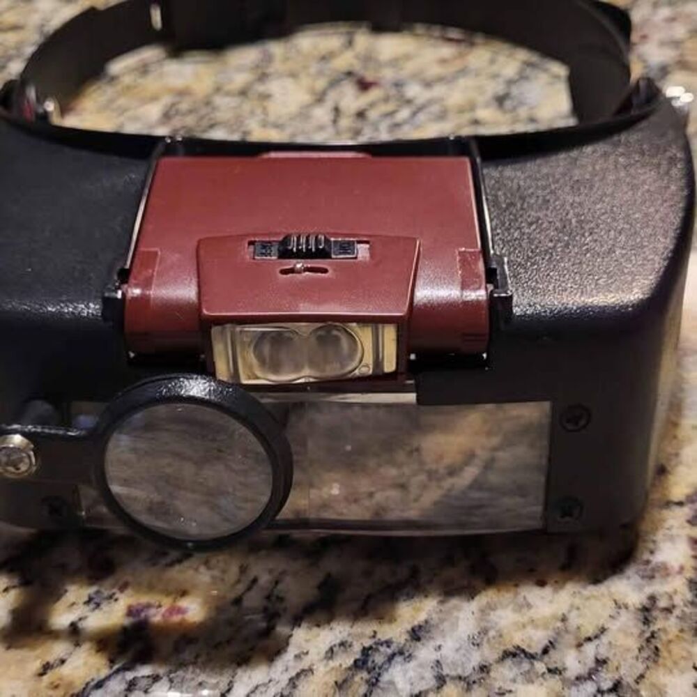 Headband Magnifier with LED Light